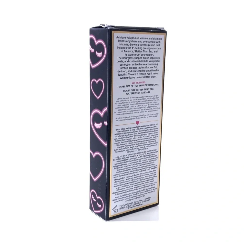 Too Faced Better Than Sex Mascara The Icons Mini Duo Waterproof & Regular Black